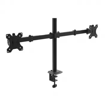 Akyga AK-MB-02 kahe monitori lauakinnitus, 2 x 10 kg, VESA 75x75 / 100x100, 15–32", must