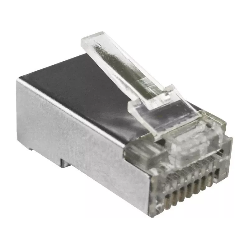 RJ45 STP Cat.5e sirge pistik Alantec WT116 pakk 100 tk, varjestatud pistik 8P8C kaablitele