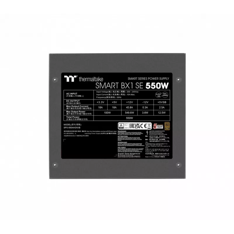 Toiteplokk THERMALTAKE PS-TTP-0550NNSABE-1 550W ATX