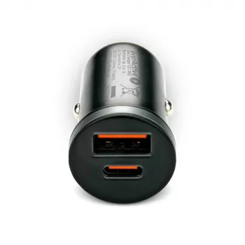 Autolaadija everActive CC-30Q QC3.0 35W — 1x USB-A, 1x USB-C, kiirlaadimine