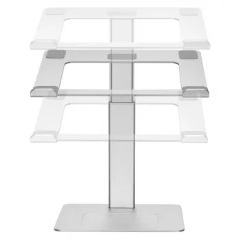 Gembird NBS-D1-02 sülearvutialus hõbedane 39,6 cm (15,6 inch)