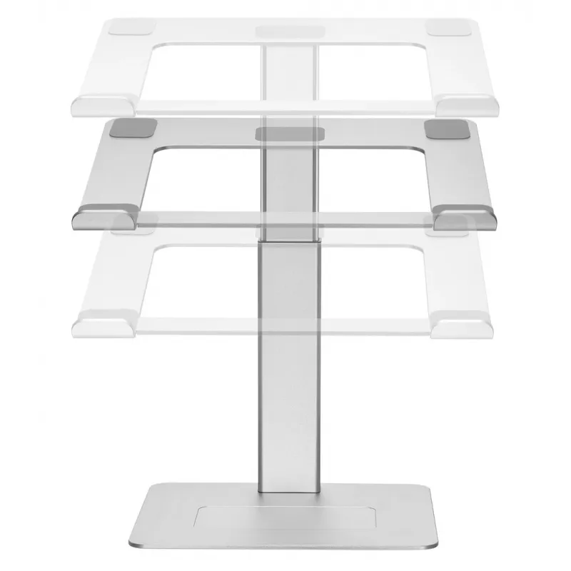 Gembird NBS-D1-02 sülearvutialus hõbedane 39,6 cm (15,6 inch)