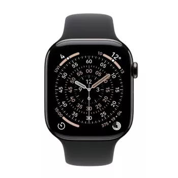 Nutikell Apple Watch Series 11 GPS + Cellular 42mm Slate Titaanist korpus Must Sport Rihm S/M