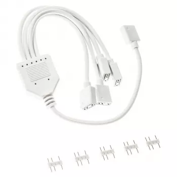ARGB jaoturkaabel Kolink PGW-AC-KOL-157 30 cm valge 3-pin 5V ARGB päistele