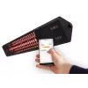 Infrapuna küttekeha SUNRED PRO25W-SMART, seinale paigaldatav kolmnurkne tume, 2500 W, must, IP55