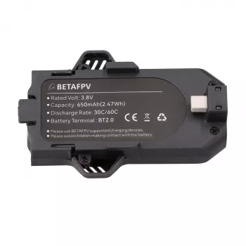 Aquila16 drooni akukomplekt BetaFPV Aquila16 65C 650mAh 2 tk, 3,8 V, 650 mAh