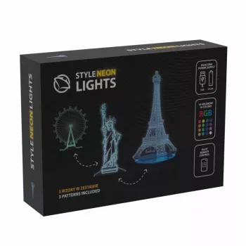 Manta SNL125RGB RGB 3D hoone dekoratiivne LED-lamp