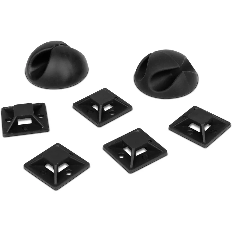 OfficePal kaablikorraldaja, must, 136-osaline komplekt
