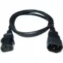Zebra CS-CAB-IEC-L toitekaabel Must 1 m C13 pistik C14 pistik