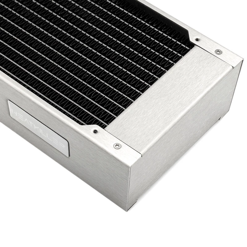Radiator Watercool 24120 — messing/vask/roostevaba teras, 158×120×48 mm, 120 mm ventilaator