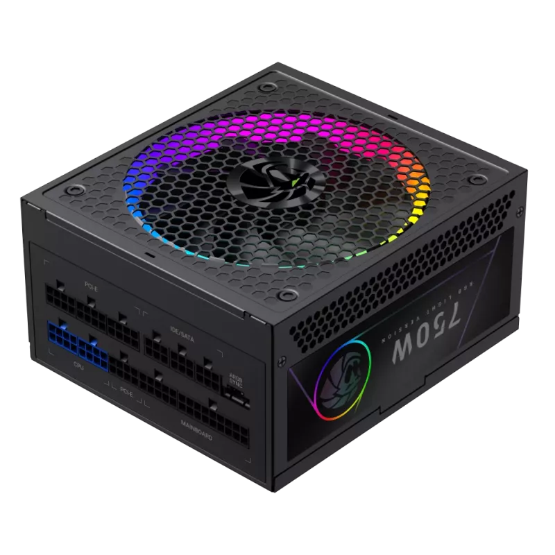 Gamemax toiteplokk, 80 PLUS, Gold | RGB 750G | 750 W