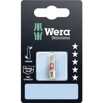 Wera Phillips-Bit PH 1 3851/1 TS SB SiS Stainless Steel D 6.3 1 tk (05073610001)
