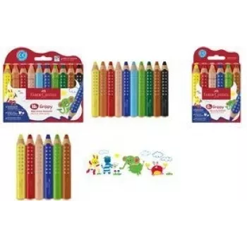 Värvipliiatsid Faber-Castell 110624 Mitmevärviline 10 tk Lapsele