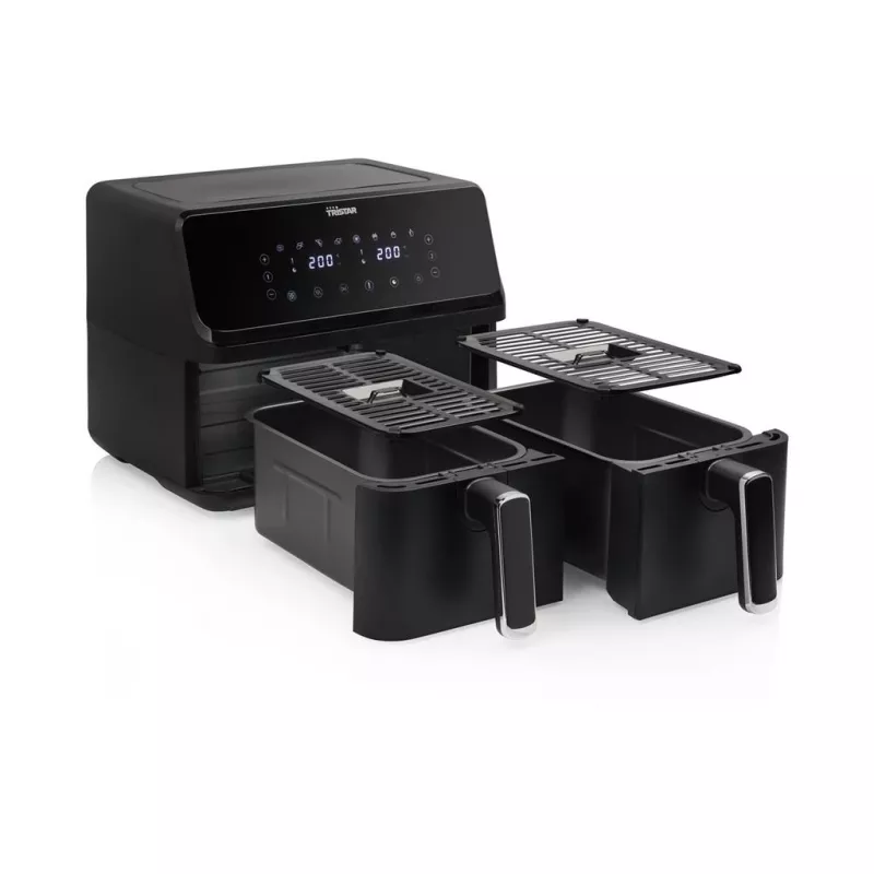 Tristar FR-9026 fritüür kahekordne 8 L eraldiseisev 2700 W kuumaõhufritüür must
