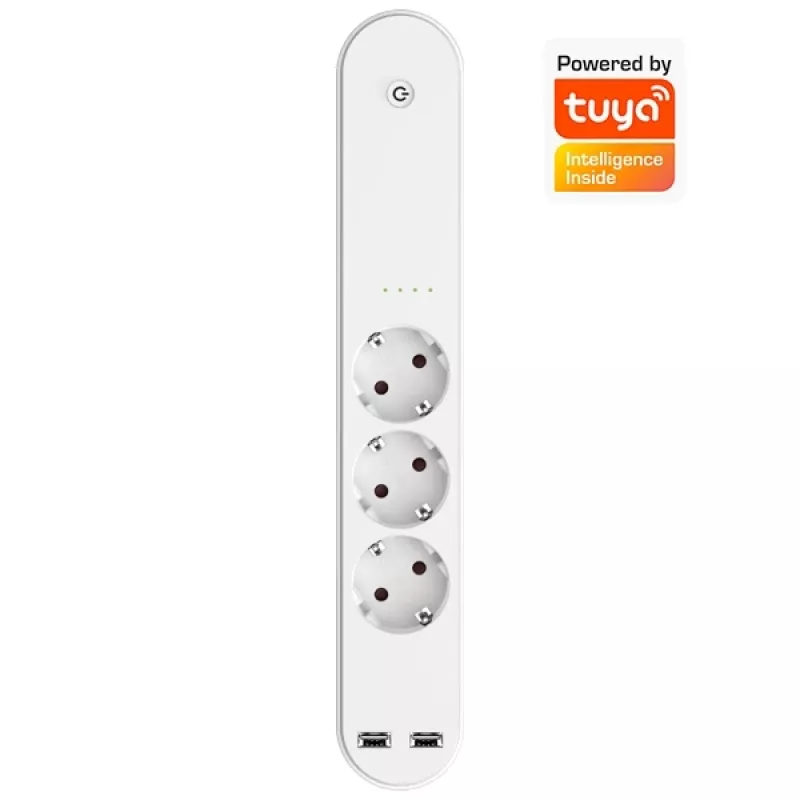 Nutikas pikendusjuhe Denver SHP-310U 3 AC-pistikupesa tüüp F 3680 W