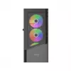 Arvutikorpus GEMBIRD Fornax 4300 Midi Tower ATX, karastatud klaas, 2×3,5-tollist pesa, 3×2,5-tollist pesa, ARGB-ventilaatorite tugi, USB 3.2 Gen1