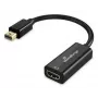 MediaRange MRCS236 Mini DisplayPort-HDMI muundur, 10 Gbps, 20 cm, must