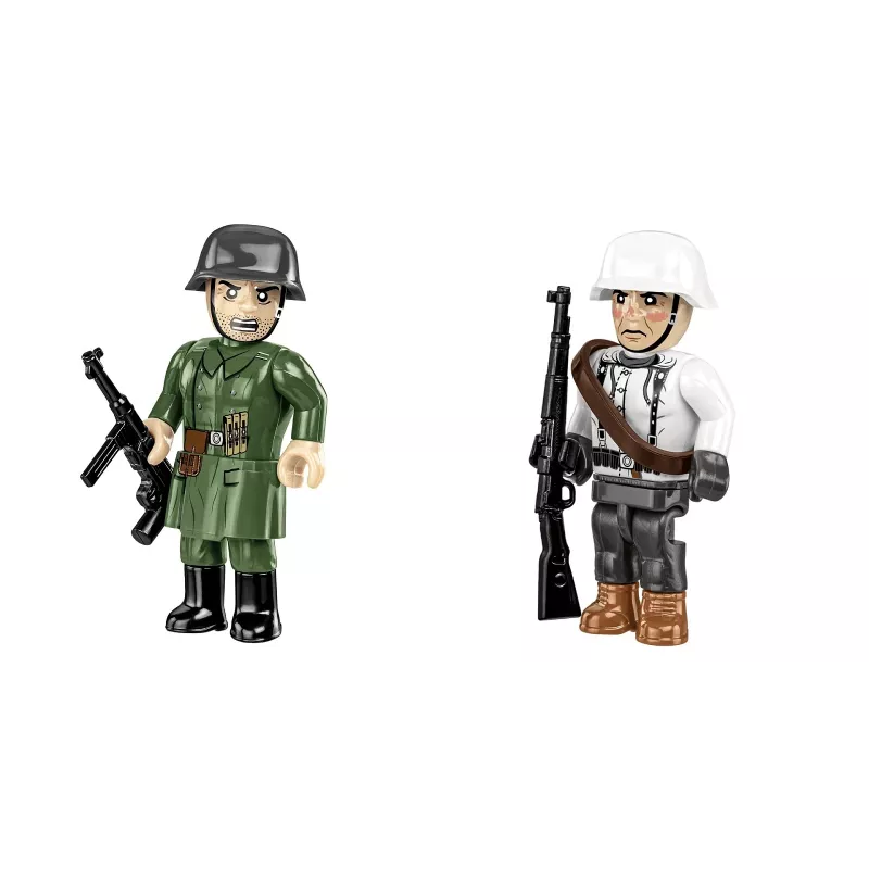Cobi ehitusklotsid Stalingradi lahingu mudelikomplekt — 76 tk, ajalooline diorama