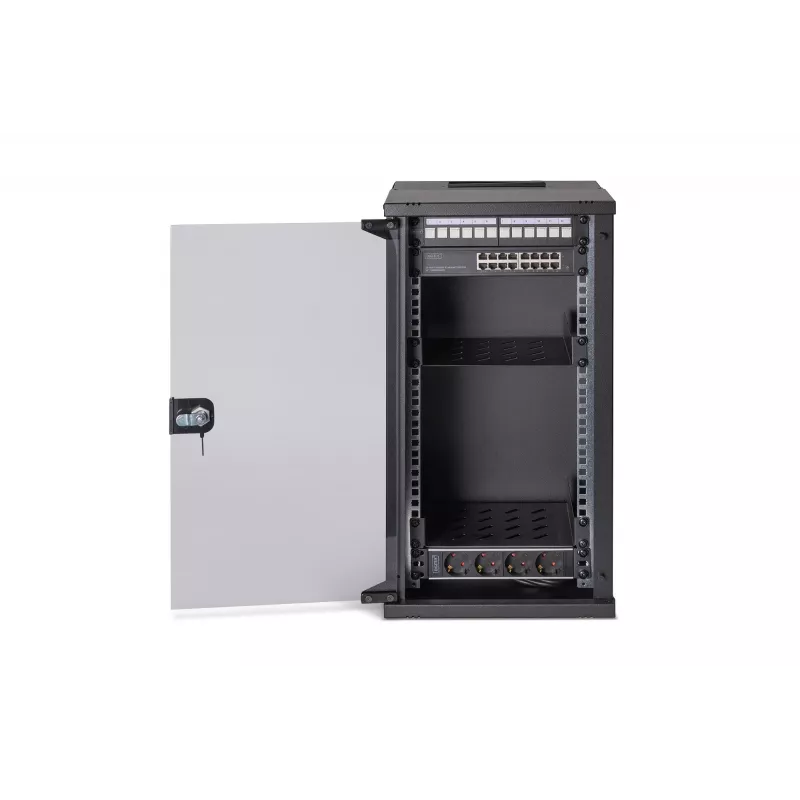 Seinale paigaldatav rack Digitus DN-49105-SET 12U 60 kg IP20