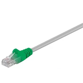 Wentronic Goobay CAT 5e ristühendusega paigakaabel, U/UTP, hall, roheline, hall-roheline, 5 m - CCA vasksegu (68868)