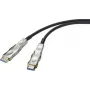 SpeaKa Professional HDMI-adapterkaabel 20,00 m SP-9538580 PVC-kate Must [1x HDMI-pistik, HDMI-pistik D Micro - 1x HDMI-pistik, HDMI-pistik D Micro] (SP-9538580)
