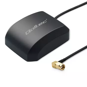 GPS/GLONASS antenn QOLTEC 28 dBi 50 W SMA täisnurkpistikuga