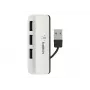 Belkin USB 2.0 4-Port Travel Hub, hõbedane, F4U021bt