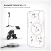 Fikseeritud MagBloom | Tagakaas | Apple | iPhone 17 | TPU | Blush Plum