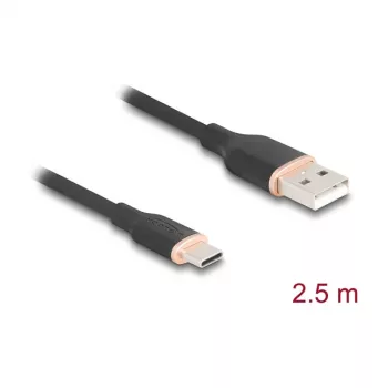 USB-kaabel DeLOCK 81227 2.5m USB A USB C must