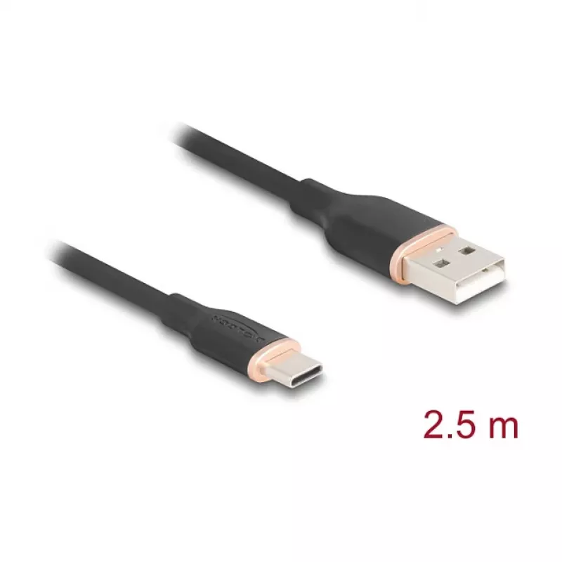 USB-kaabel DeLOCK 81227 2.5m USB A USB C must