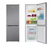 Külmik-sügavkülmik AMICA FK2425.4UNTX(E) eraldiseisev kogumahutavus 277 L, alumine sügavkülmik 74 L, inverter, hõbedane, 1593×540×550 mm