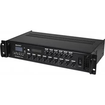 Mixer Omnitronic MAVZ-360.6P — 6-kanaliline võimendiga mikser, 360 W koguväljund