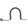 Bachmann spiraalkaabel H05VV-F 3G 1,5mm² pikkus 1,0m must AEH/CEE7/7 - Kaabel