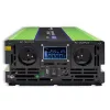 Qoltec Monolith Pingemuundur | Aku laadimine | UPS | 2000W | 4000W | 12V kuni 230V | Puhas siinus | LCD must-roheline