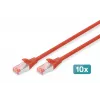 Võrgukaabel Digitus CAT 6 S/FTP RJ-45 5m Punane
