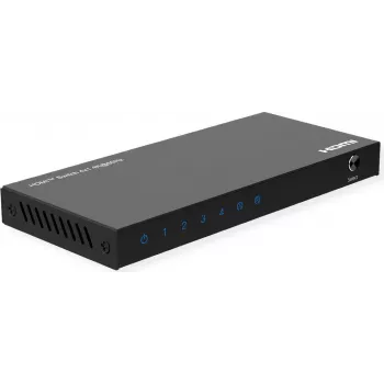 ROLINE HDMI-lüliti 4-suunaline 4K60Hz HDCP2.3+ IR-kaugjuhtimine (14.01.3617)