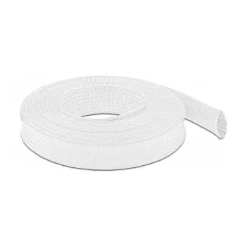 Põimitud kaitseümbris DeLOCK 20806 10 m x 25 mm valge