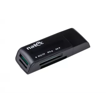 Natec MINI ANT 3 USB 2.0 kaardilugeja (SD, SDHC, MMC, M2, microSD), must (NCZ-0560)