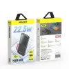 Awei PowerBank P10K 10000 MAh 22,5W Must/Must (10000mAh, 22W, 22,50Wh), Powerpank, Must