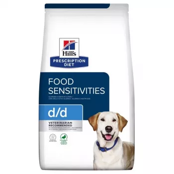 HILL'S PD D/D Food Sensitivities, pardi ja riis - kuiv koeratoit - 4kg
