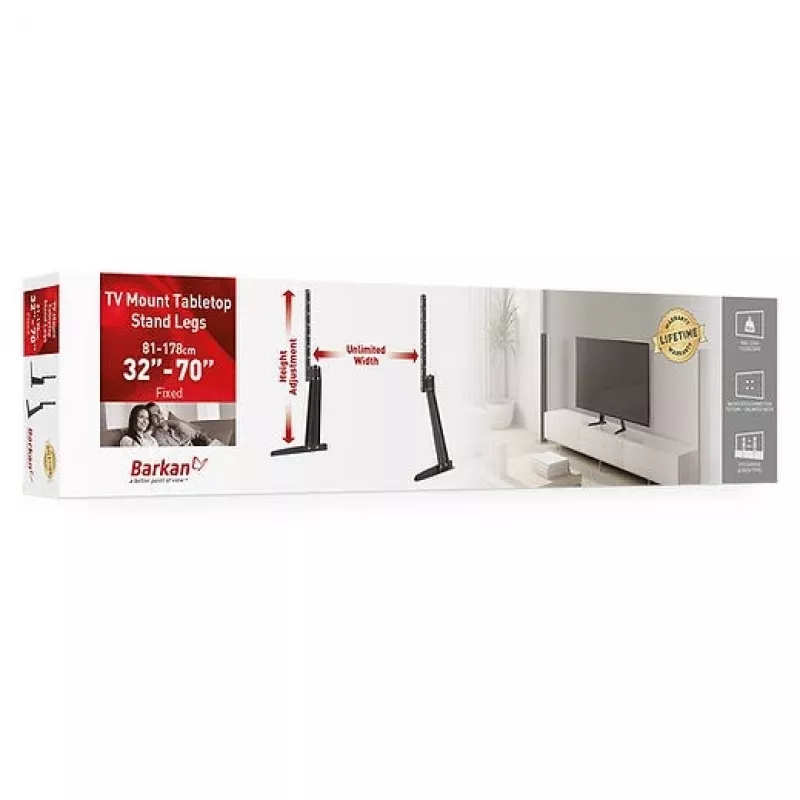 Barkan Mounting Systems S40 TV-kinnitus 70 tolli Must 50 kg kandevõime