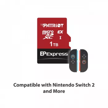 microSDXC kaart Patriot 1TB Express 800/600MB/s PEF1TEPEXMCX