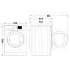 Pesumasin INDESIT MTWSC61294WPL 9 kg, energiaklass C