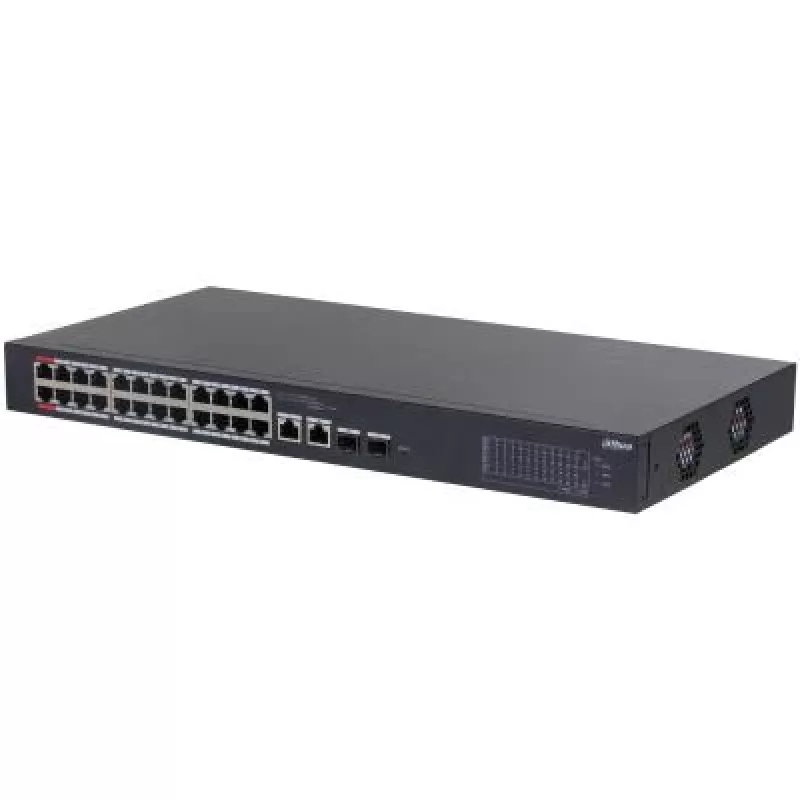 Dahua Technology DH-CS4226-24ET-240 võrgulüliti Hallatav L2 Gigabit Ethernet (10/100/1000) Power over Ethernet (PoE) Must