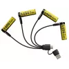 Taaslaetav Li-Ion AA 1,5 V akupakett Nitecore NH2400 2400 mAh — 4 tk pakend