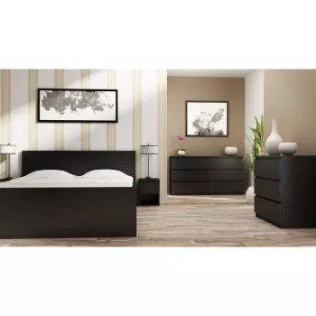 top e shop M3 CZERŃ — 3 sahtlit, puitlaastplaat, 700×400×770 mm, must