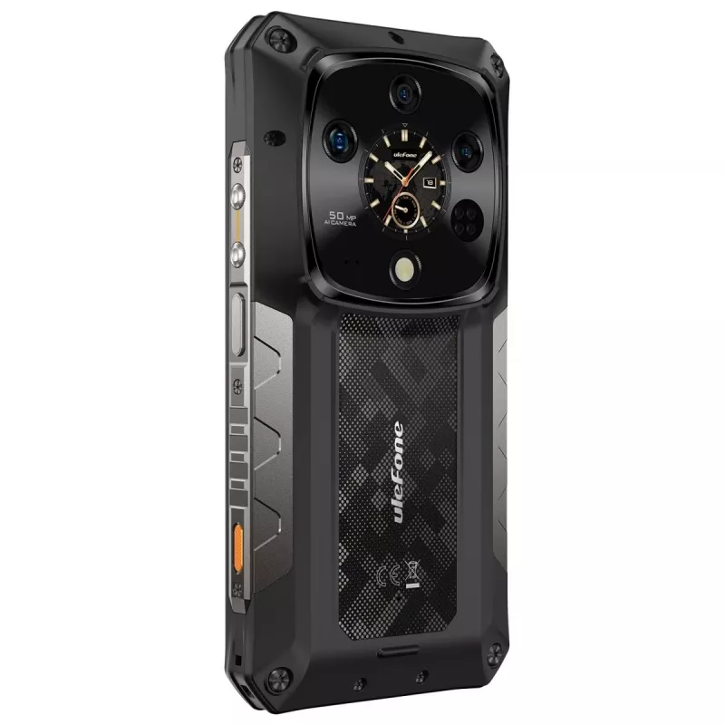 Töökindel nutitelefon UleFone Armor 28 Ultra 5G — 16 GB muutmälu, 1 TB salvestusruum, must