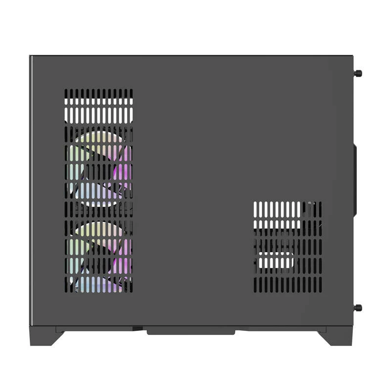 Darflash FT418 arvutikorpus + 6 aRGB ventilaatorit (must)