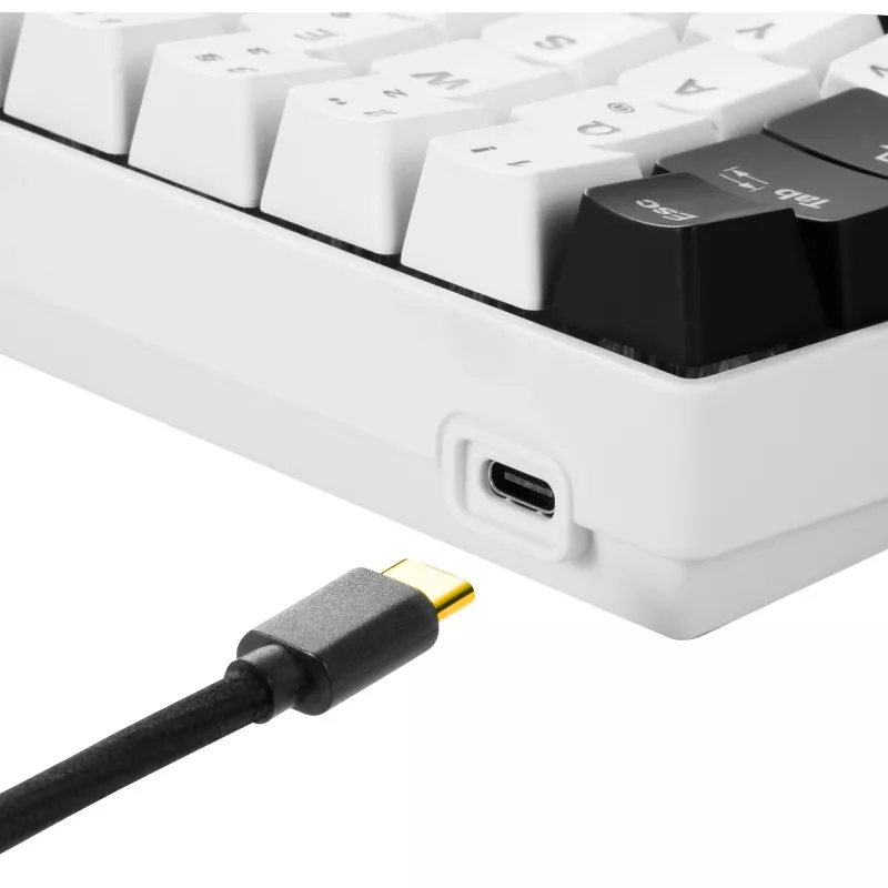 Sharkoon SGK50 S4 klaviatuur mänguritele USB QWERTZ saksa valge RGB LED