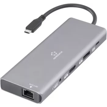 Renkforce USB-C dokkimisjaam RF-DKS-905 10-in-1 8K PD 3.1 Sobib kaubamärgi dokkimisjaamadele (RF-6328190)